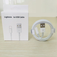 Câble de Chargeur Téléphone 8 Broches USB Tressé TPE Blanc à Charge Rapide 3A En Gros pour Téléphones Portables Ordinateurs Écouteurs