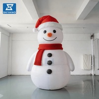 Moule gonflable Bonhomme de neige pour Noël, décoration publicitaire et décorative de Noël