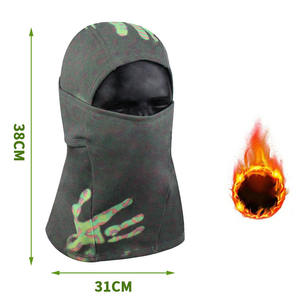 Großhandel Benutzerdefiniertes Logo Wärmeempfindliche Atmungsaktive Farbwechselnde Reaktive Sturmhaube Skimaske - Product Image 2