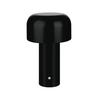 Lampe de table décorative moderne minimaliste en forme de champignon avec charge sans fil, lumière chaude 3000K, commande tactile pour chambre, bar, chevet