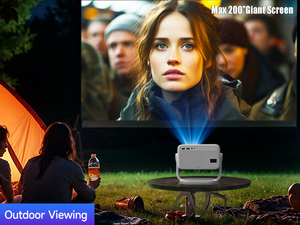 Projecteur LCD LED Magcubic L018NTV avec mise au point automatique et correction automatique de la distorsion trapézoïdale pour cinéma maison, bureau et extérieur - Product Image 5