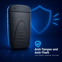 Traceur GPS pour véhicule de logistique F4G LTE Cat1 GLONASS WiFi avec batterie 7800 mAh, étanche, alarme antivol en temps réel, compatible PC
