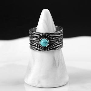 Anillos y Brazaletes de Acero Inoxidable, Conjuntos de Joyería con Turquesa, Regalos Directos de Fábrica - Product Image 4