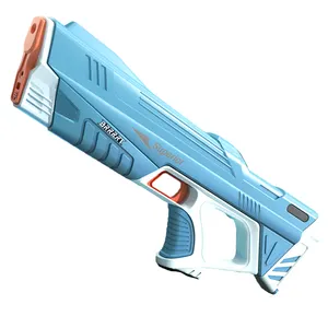 Mainan Musim Panas tiktok pistol air elektrik penjualan laris mainan Premium menembak jarak jauh otomatis pistol air listrik
