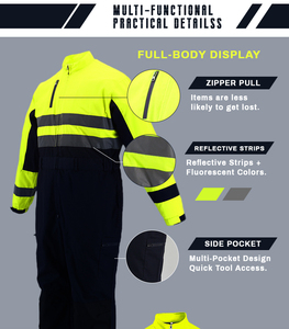 Ropa de Trabajo de Seguridad Personalizada OEM ODM, Ropa Reflectante de Seguridad para la Construcción - Product Image 3
