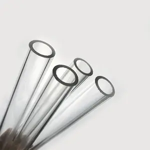 क्वार्ट्ज ग्लास ट्यूब उच्च-तापमान-ग्लास-ट्यूब 12mm 20mm धूम्रपान ग्लास ट्यूब