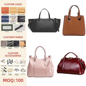 <span class=keywords><strong>Sac</strong></span> à main en cuir véritable de qualité supérieure, fabriqué en Chine, avec logo personnalisé, large gamme de styles, vente directe d'usine - Product Image 1
