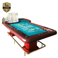 Table de roue de roulette de nombres inversés d'or de casino professionnel pour le jeu de pari et de Mahjong