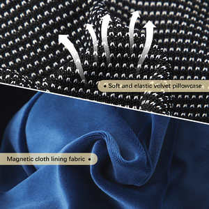 Kristal yumuşak kumaş ve Hoodie ile klasik u-şekilli bellek köpük seyahat boyun yastığı yastık - Product Image 5