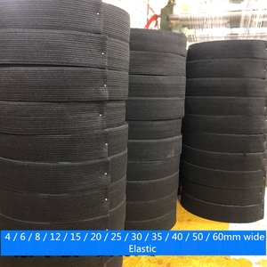 Factory Direct Supply <strong>4</strong> / 6 / 8 / 10 / 12 / 15 / 20 / 25 / 30 / 40 / 50mm Loose Tight Belt Clothing Waist <strong>Elastic</strong> Ribbon <strong>Webbing</strong> - Product Image 4