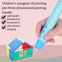 Mainan edukasi kustom pabrik penjualan laris pena cetak 3D gambar DIY Set pena Printer 3D anak-anak filamen PLA dibuat plastik