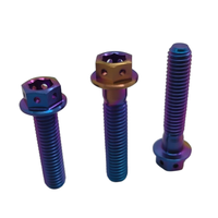 Vente directe d'usine baut boulon en titane M5 M6 M8 M10 gr5 titane pour moto vélo