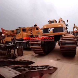 Utilisé Caterpillar 320c Excavatrice amphibie avec bras à longue portée pour les caractéristiques de prévention des inondations - Product Image 5