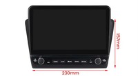 Radio Android con Carplay para Auto Skoda Rapid 2013-2017, Unidad Principal Estéreo de 10 Pulgadas, GPS para Auto, Navegación, Reproductor Multimedia, Radio para Auto