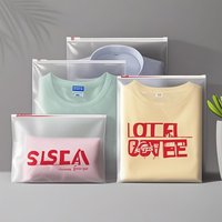 Sacs en plastique givrés résistants à la perforation avec des conceptions uniques pour les vêtements lourds
