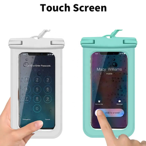 Ipx8 Điện Thoại Chống Thấm Nước Trường Hợp Phổ Kích Thước PVC Rõ Ràng Pouch TPU Chấ<span class=keywords><strong>t</strong></span> Liệu Vỏ Điện Thoại Di Động Cho 14 15 Pro Max Và <span class=keywords><strong>Android</strong></span> Điện Thoại - Product Image 5