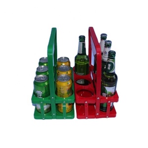 Uporqs — caisse de bière Portable pliable, <span class=keywords><strong>panier</strong></span> de rangement pour boissons alcoolisées, à empiler, en plastique, 24 bouteilles - Product Image 4
