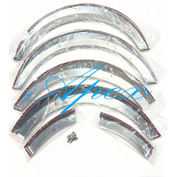 Offre Spéciale Élargisseurs d'ailes chromés larges pour Hiace KDH200 2005-2018, Accessoires de bus, Élargisseurs d'ailes avec fixation par clou