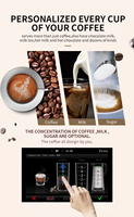 Mesin Penjual Kopi Otomatis Robot Grinter untuk Kantor dengan Italia Yang Diimpor