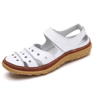 Nouveaux modèles <span class=keywords><strong>de</strong></span> <span class=keywords><strong>sandales</strong></span> plates d'été en <span class=keywords><strong>cuir</strong></span> pour femmes, idéales pour la <span class=keywords><strong>randonnée</strong></span> en extérieur, <span class=keywords><strong>de</strong></span> marque économique, vente en gros, chaussures chinoises <span class=keywords><strong>de</strong></span> haute qualité, grandes tailles USA - Product Image 6