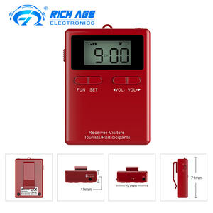 Système de guide touristique sans fil pour l'équitation/UHF Stable et forte pénétration/20 canaux/Synchronisation de fréquence en un clic - Product Image 5