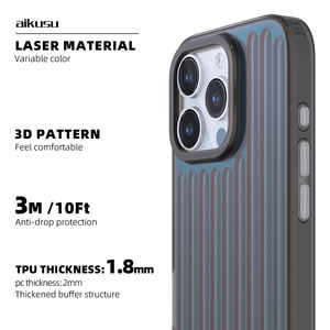 Étui de téléphone IMD personnalisé mat clair TPU <span class=keywords><strong>valise</strong></span> de voyage magnétique imd étui de téléphone pour iPhone 16 15 14 13 Pro Max - Product Image 3