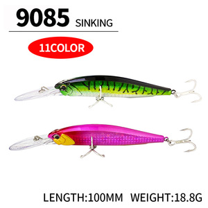 2024 haute qualité artificiel dur <span class=keywords><strong>vairon</strong></span> leurre 100MM 18.8G eau salée naufrage appât <span class=keywords><strong>aiguille</strong></span> poisson dur <span class=keywords><strong>vairon</strong></span> leurre de pêche - Product Image 3
