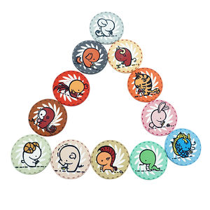 رقائق بوكر كرتونية مخصصة للكازينو ، رقائق بوكر سيراميك 39 رمز اللعبة مع فئة رقائق بوكر تنافسية احترافية - Product Image 1