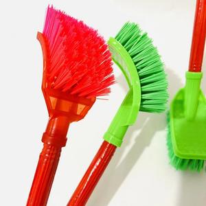 Brosse de toilette à tête carrée 1028 avec manche en bois, brosse ménagère, brosse de nettoyage pour toilettes à poils durs, vente en gros - Product Image 4