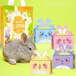 24-pack <b>Easter</b> Happy <b>Gift</b> <b>Box</b>, Rabbit Egg <b>Gift</b> <b>Box</b> with Handle, Customizable as per Requirements - Product Image 6