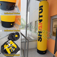 Fabrication de colonnes gonflables personnalisées, tubes gonflables publicitaires personnalisés avec fonction d'éclairage LED, colonnes et piliers gonflables