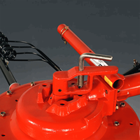 Meilleure vente Râteau rotatif Roue à doigts rotative Tondeuse à gazon Râteau à foin Mini tracteur Pto Râteau à foin rotatif Tedder