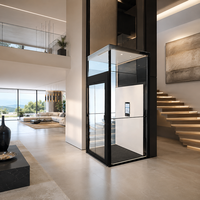 Ascenseur hydraulique pour passagers en promotion pour appartements et villas, avec un design moderne et une garantie de 3 ans