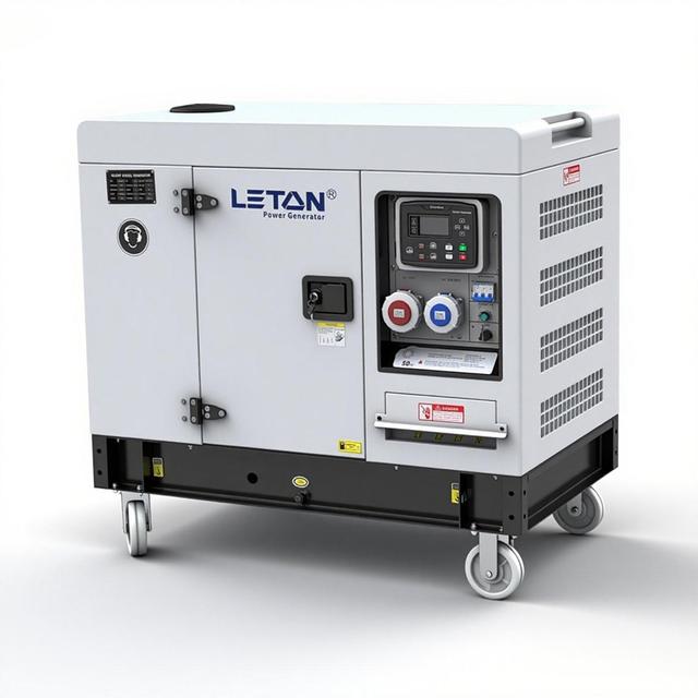 LETON POWER Silent Type Portable Diesel Generators 10kw 15kw 17kw 18kw 50/60Hz Frequency Electric Generators