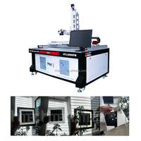 100W 120W miroir de salle de bain de refroidissement par eau 600*900mm taille de travail miroir Laser sablage Machine