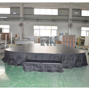 Escenario Portátil RK-Portable Stage RAK-SQ4I, Escenario Modular Portátil de Aluminio Ligero con Fácil Montaje y Desmontaje para Eventos - Product Image 3