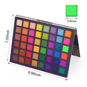 Sombra de ojos en 48 colores, estampilla con logo para maquillaje, sombra de ojos 4d, polvo de purpurina, manicura, productos más vendidos, <span class=keywords><strong>2022</strong></span> - Product Image 5