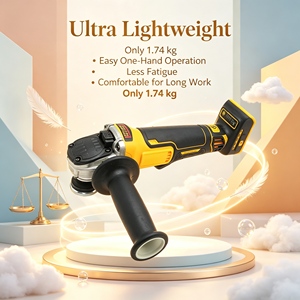 เครื่องตัดและขัดไร้สาย Dew DCG406 Walt 20V Brushless ขนาดกะทัดรัด 100 มม./125 มม. พร้อมสวิตช์ด้านข้างแบบกด - Product Image 1