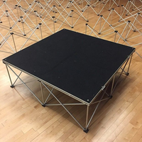 Scène de DJ portable, légère, facile à installer, pour événements, 4*4 pieds, vente en gros