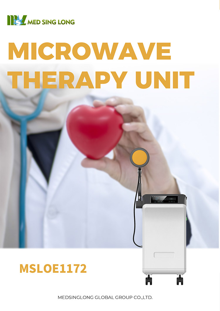 Unidad de terapia de Microondas de alta frecuencia 2450M extracorpórea de alta calidad Terapia física no invasiva para mejorar el metabolismo
