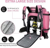 Échantillon Gratuit : Sac de Voyage pour Bottes et Casque de Ski/Snowboard 600D Imperméable Antivol avec Port USB et Conception Légère