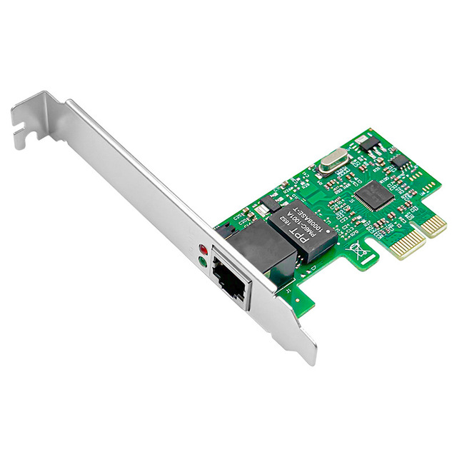 PCI-E Network Card PCIE Gigabit Network Card 1000M Wired Network Card RTL8111C Chip Driver Free