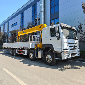 รถบรรทุกสินค้ามือสอง Sinotruk HOWO 6x4 10 ล้อ ใหม่ 371 แรงม้า 380 แรงม้า 400 แรงม้า พร้อมเครน 10-12 ตัน รถบรรทุกติดเครน ราคา - Product Image 5