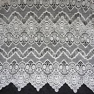 Tissu de dentelle de cordon de fibre laiteuse broderie tissu de dentelle de coton bio Guipure nigériane élégante - Product Image 1