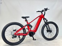 Vélo de montagne électrique avec batterie intégrée, moteur central M600, 27,5 pouces, 10 vitesses, 48V 15Ah