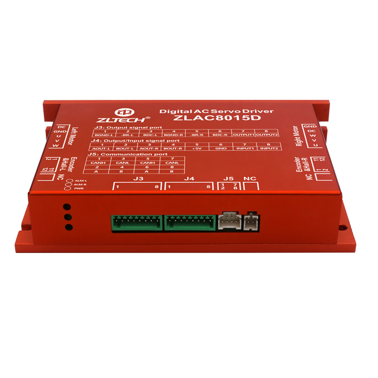 Zltech 3 фазы 24V 48V 15A 30A CANOPEN RS485 с бесщеточным двигателем постоянного тока Электрический двухканальный концентратор контроллер Сервомотора драйвер для Робот AGV