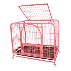 Cage en métal robuste pour chien, niche, dispositif d'entraînement avec plateau amovible - Product Image 5
