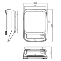 Balance électrique de 15kg étanche IP68 avec écran LCD Balances informatiques LCD 1g précises avec instrument de comptage