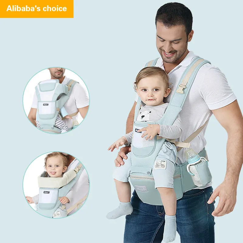 Flip Advanced 6-in-1 Ergonomic Adjustable Cotton 0-36 month Comfortable Breathable Safety New Born Sling Wrap Baby Carrier//