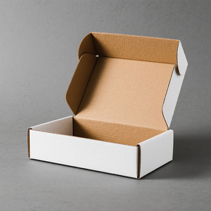 Tùy Chỉnh In Matte Cán UV Lớp Phủ Mua Sắm Carton Các Tông Sóng Bưu Phẩm Hộp Giấy Vận Chuyển Bao Bì Hộp - Product Image 1